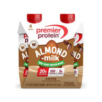 Premier Protein Almond Milk Non-Dairy Coffee Caffeinated Protein Shake - 11 fl oz/4pk