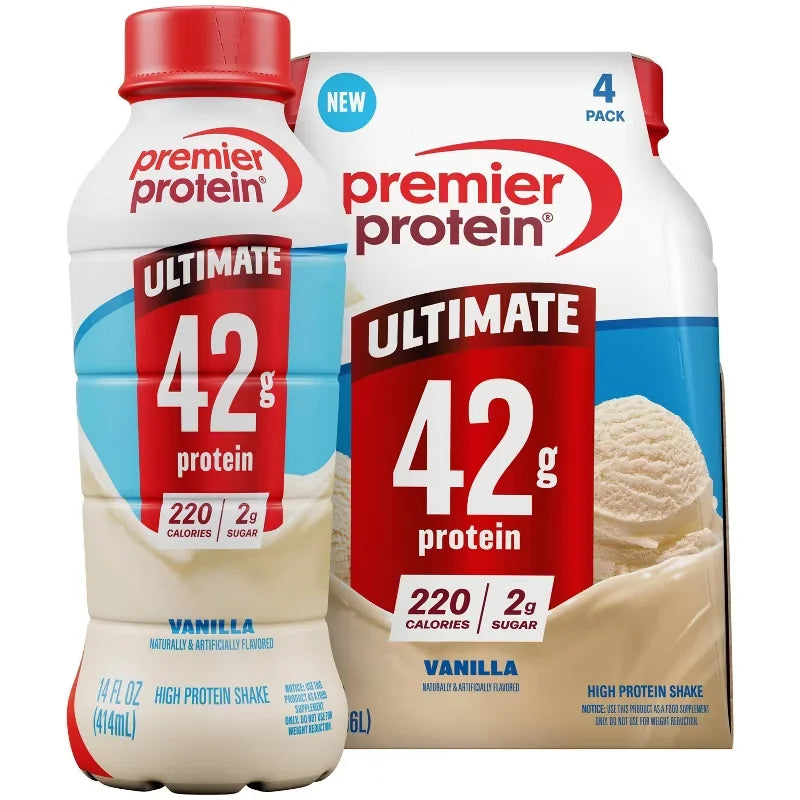 Premier Protein Ready To Drink Vanilla Whey Protein Shakes - 42g Protein - 4pk/14 fl oz